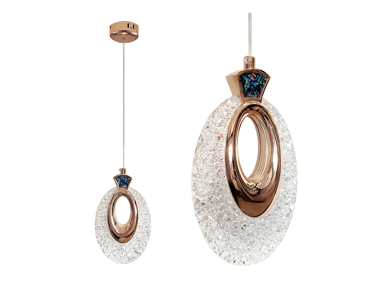 Lampe Suspendue Toolight LHJ109-1CP Gold