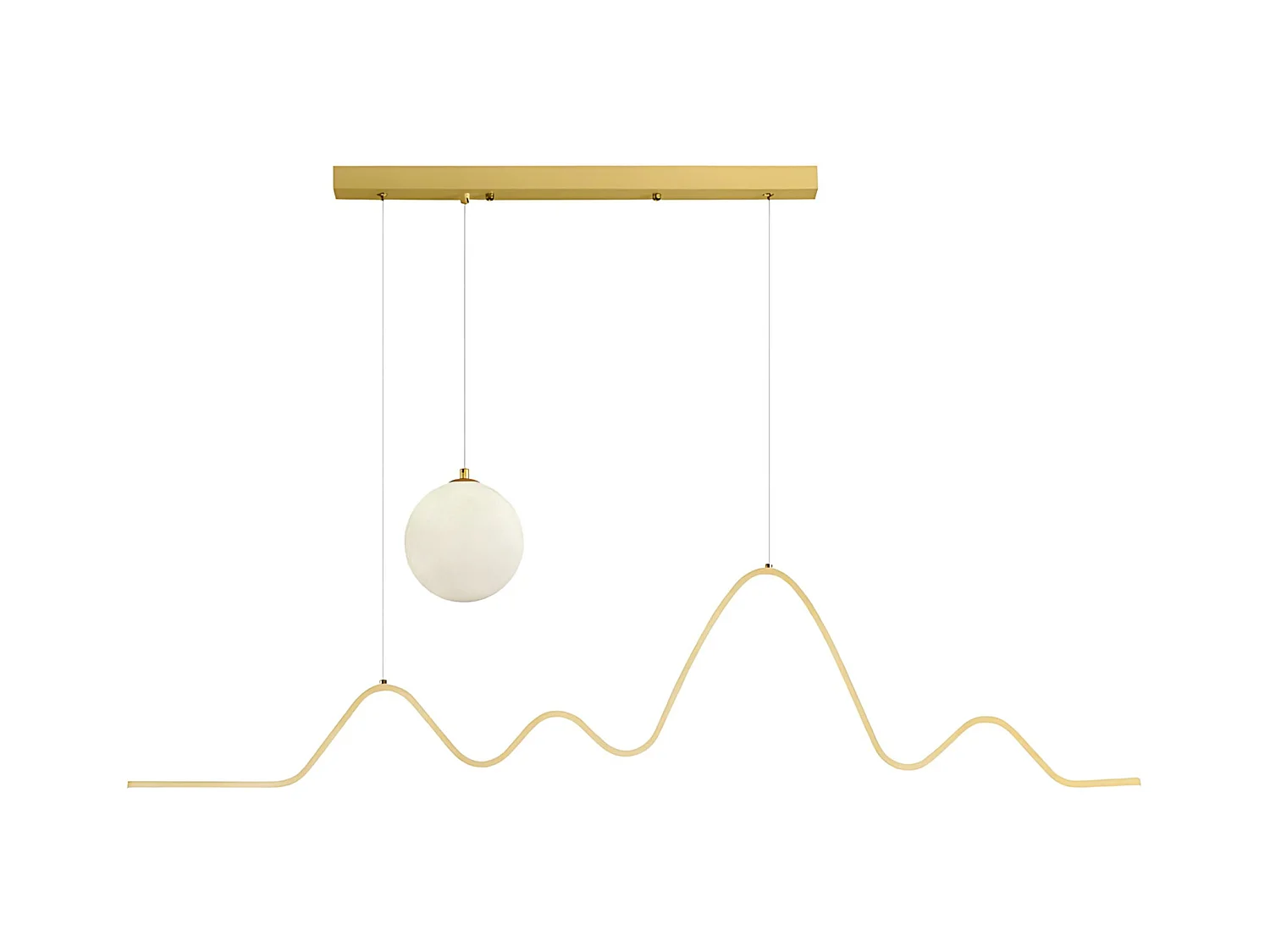 Lampe Suspendue Toolight LHJ034-CP Gold