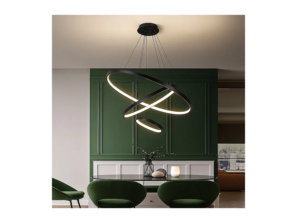 Lampe Suspendue Toolight LHJ013-CP3 Black