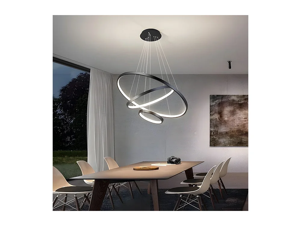 Lampe Suspendue Toolight LHJ013-CP3 Black