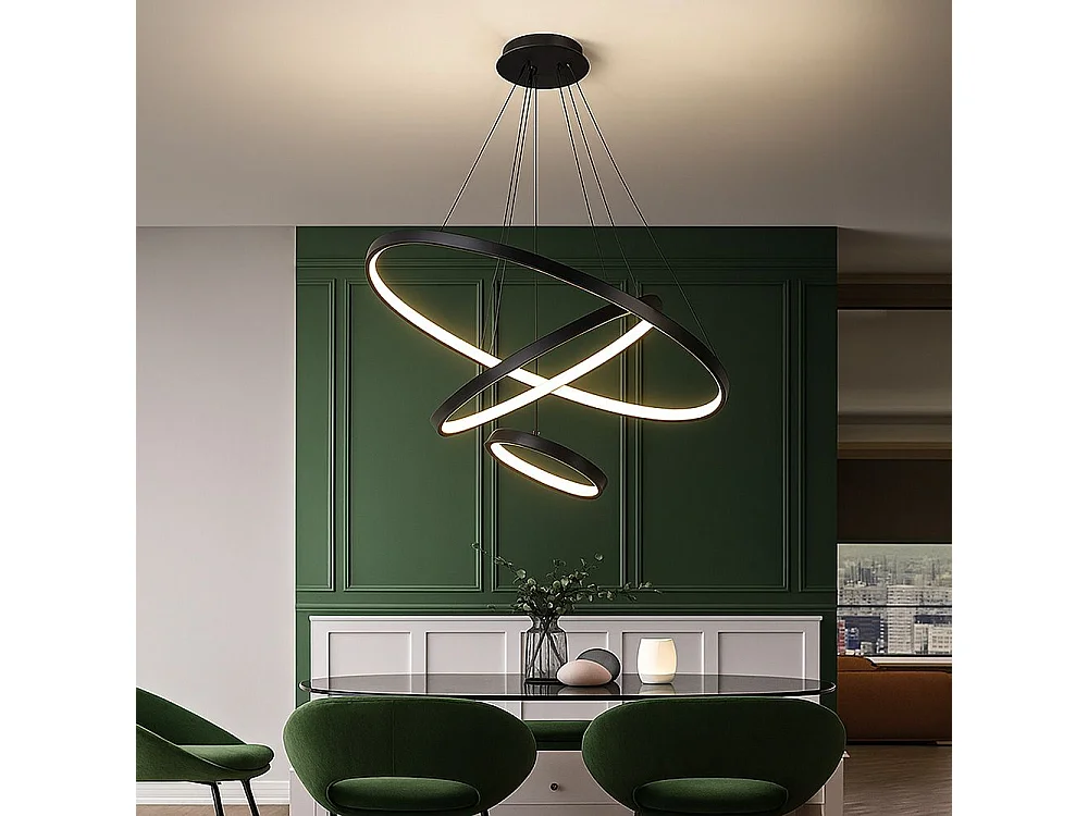Hanglamp Toolight LHJ013-CP3 Black