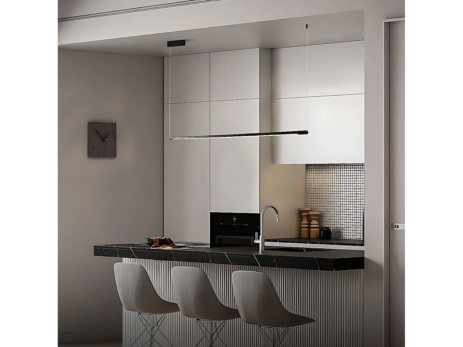 Lampe Suspendue Toolight LHJ031-CP Black