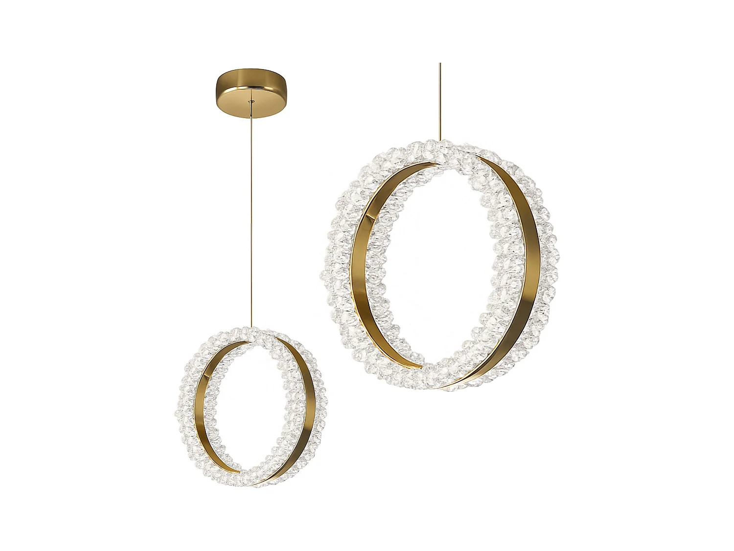 Lampe Suspendue Toolight LHJ098-CP Gold