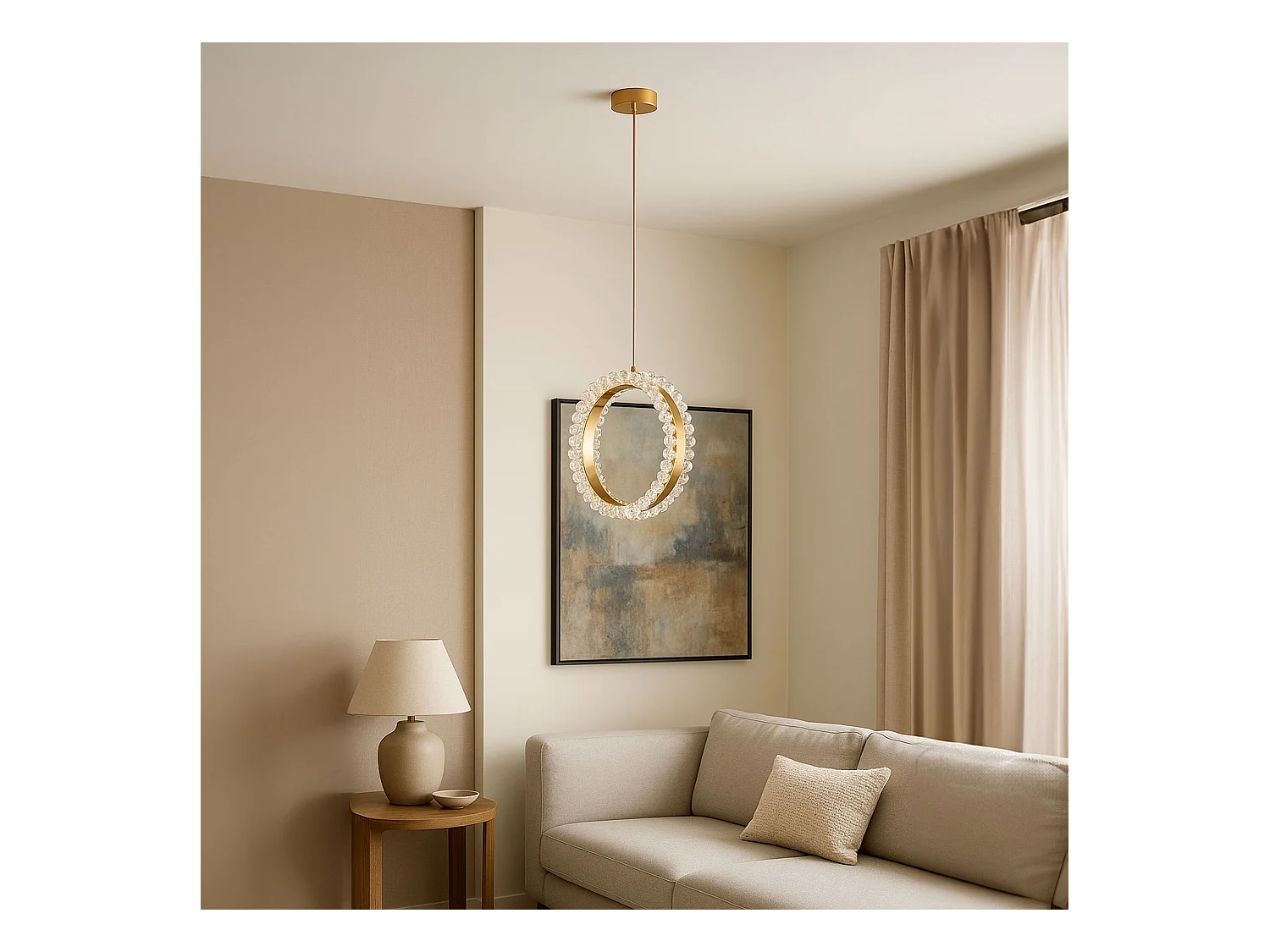 Lampe Suspendue Toolight LHJ098-CP Gold