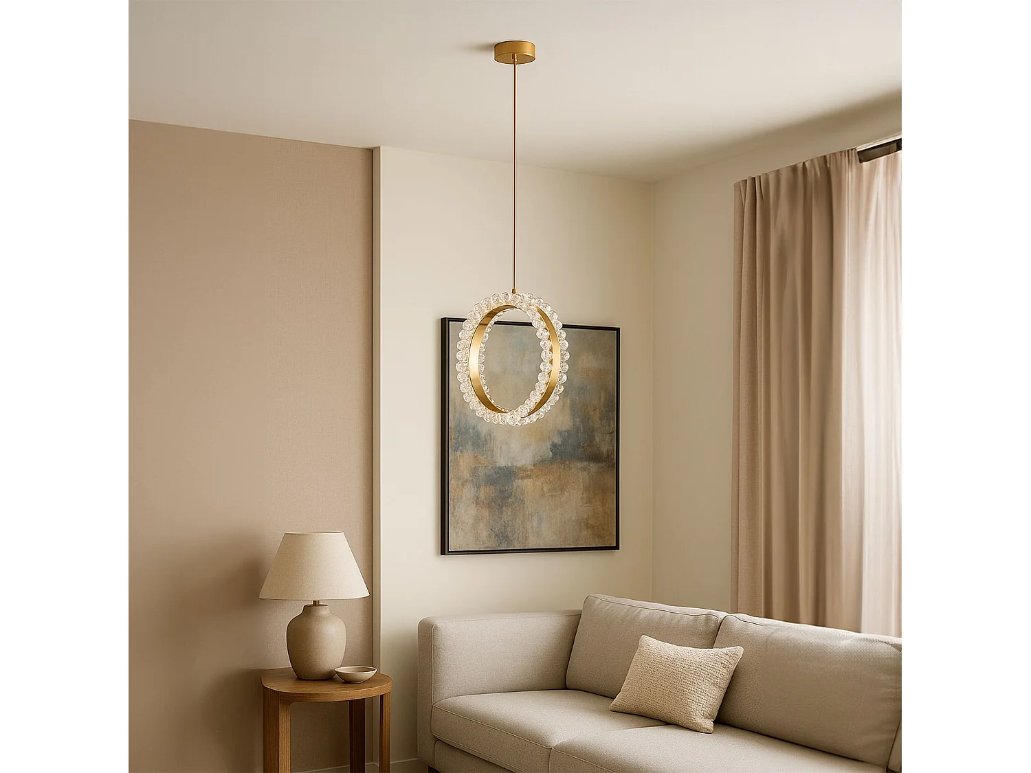 Lampe Suspendue Toolight LHJ098-CP Gold