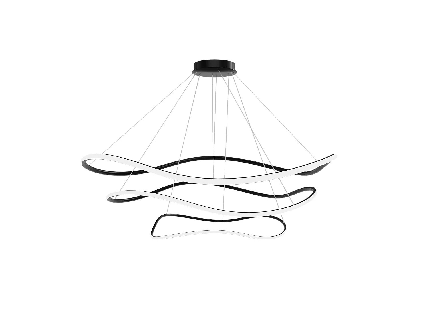 Lampe Suspendue Toolight LHJ016-CP3 BLACK Black