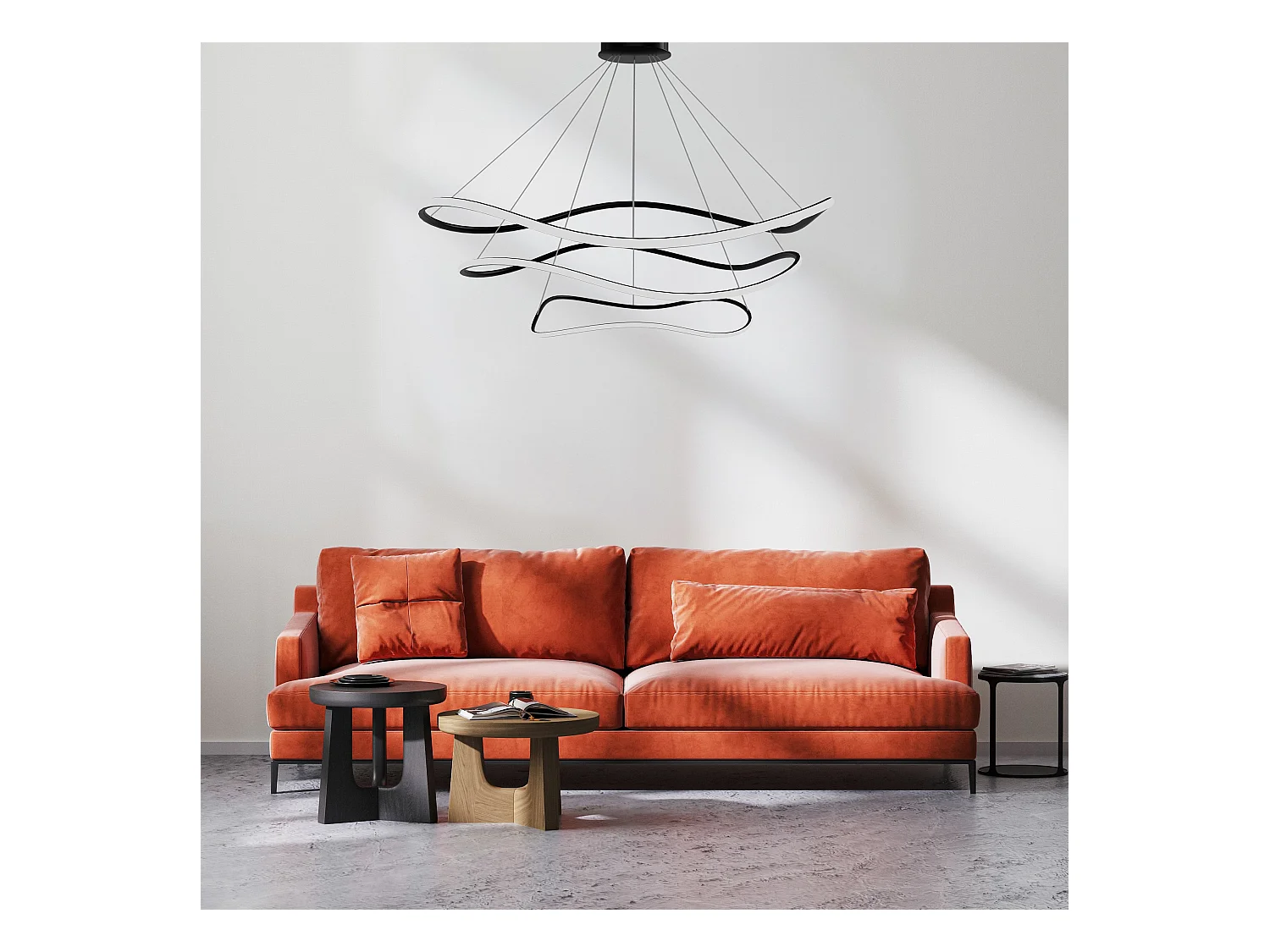 Lampe Suspendue Toolight LHJ016-CP3 BLACK Black