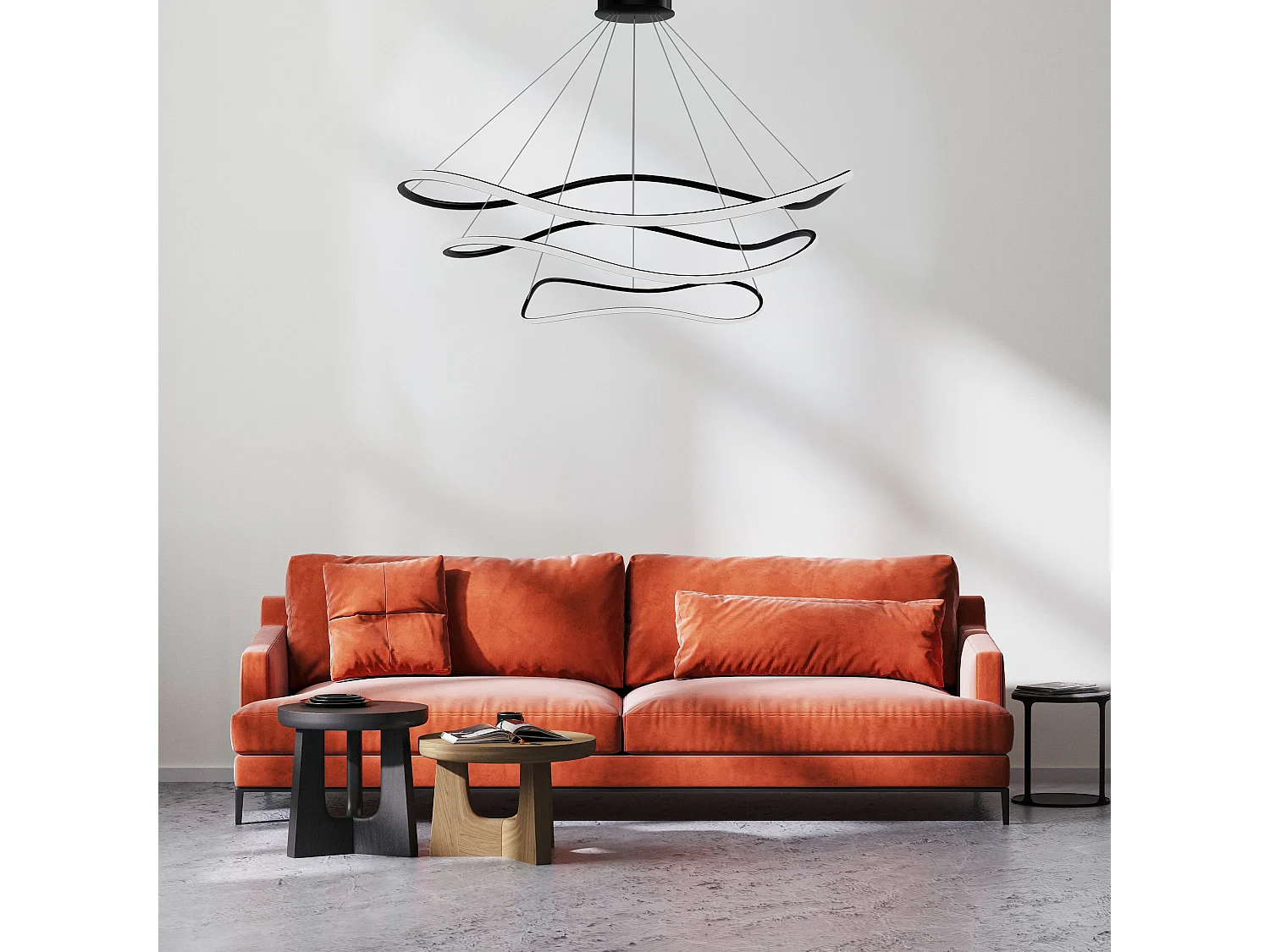 Lampe Suspendue Toolight LHJ016-CP3 BLACK Black