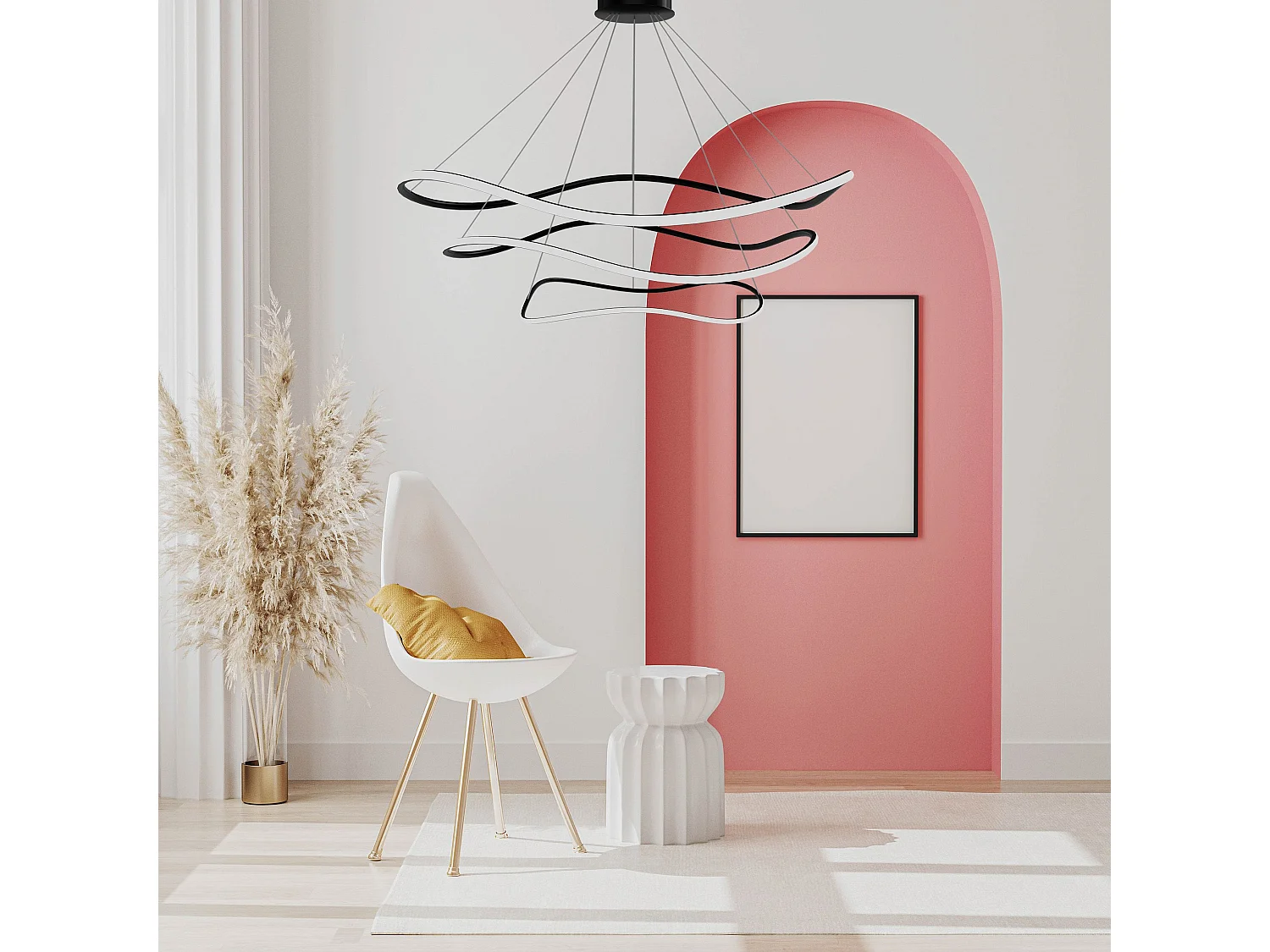 Lampe Suspendue Toolight LHJ016-CP3 BLACK Black