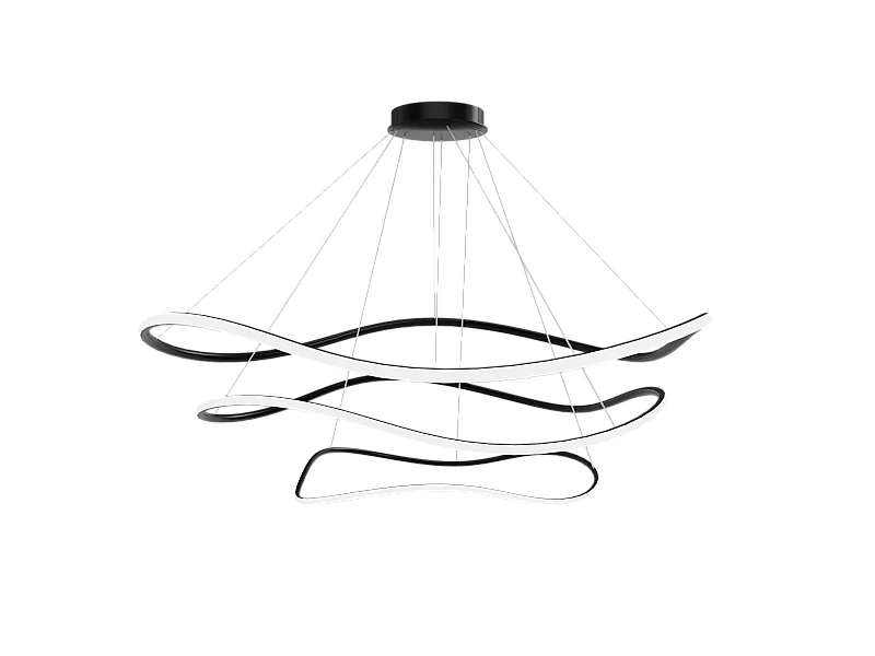 Lampe Suspendue Toolight LHJ016-CP3 BLACK Black