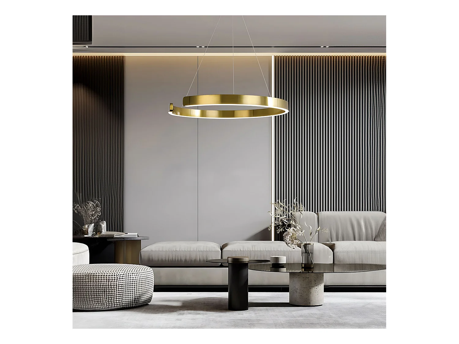 Lampe Suspendue Toolight LHJ052-CP1 C Gold