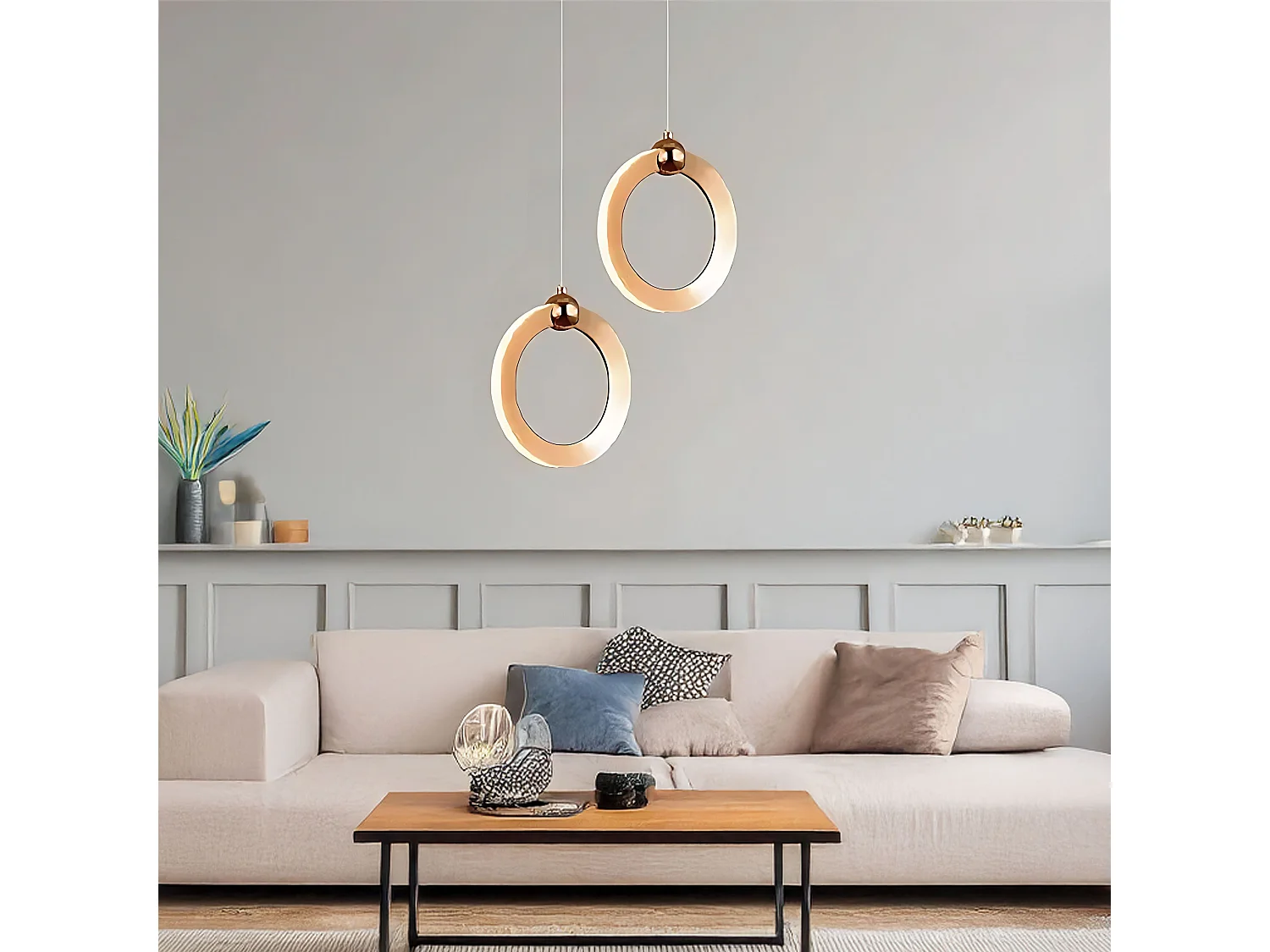 Lampe Suspendue Toolight LHJ101-1CP Gold