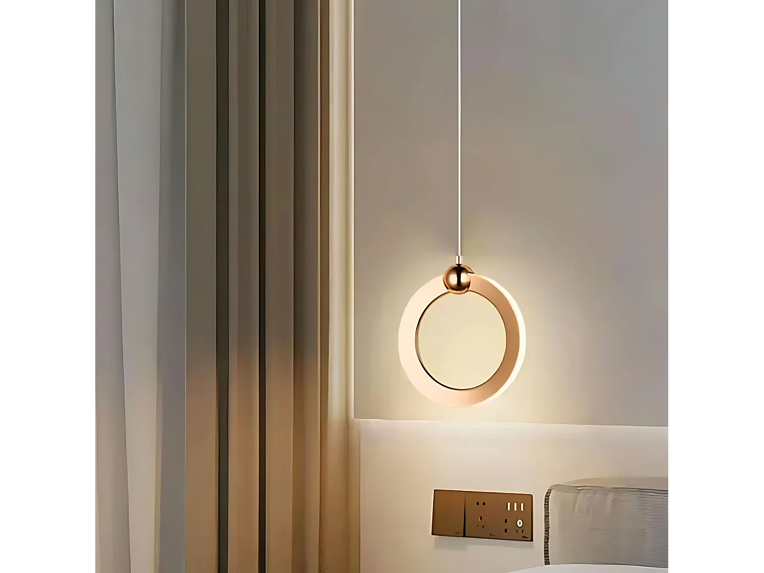 Lampe Suspendue Toolight LHJ101-1CP Gold