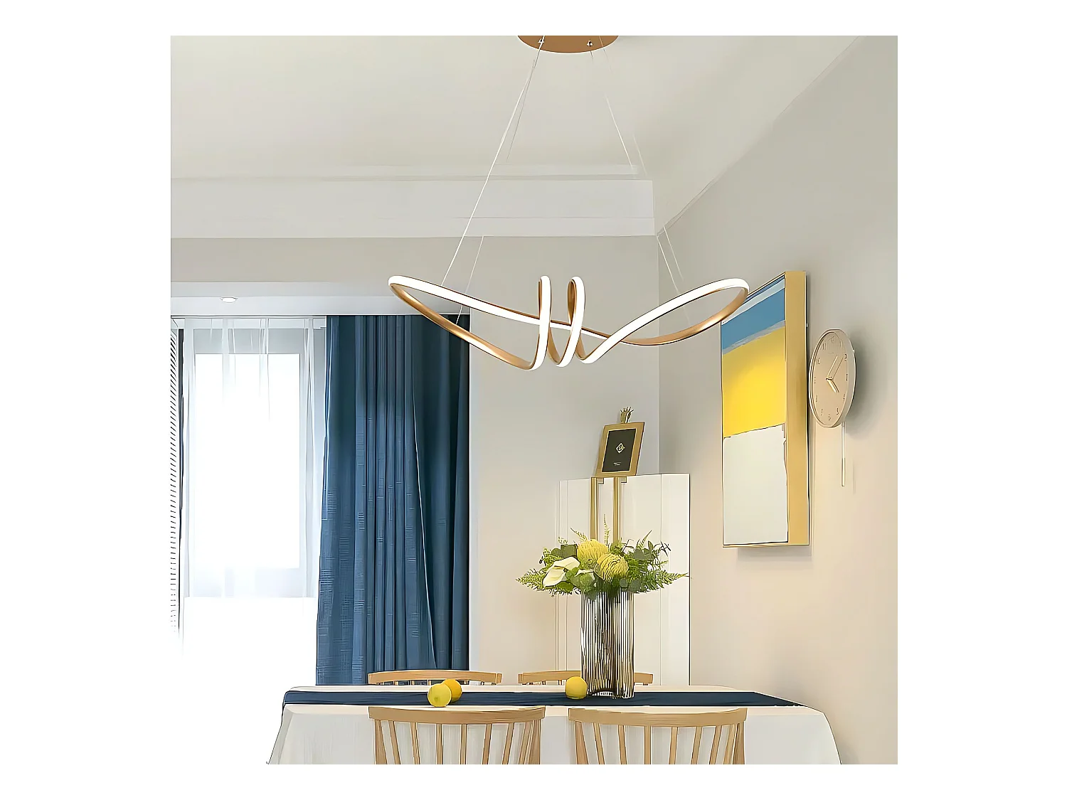 Lampe Suspendue Toolight LHJ036-CP Gold