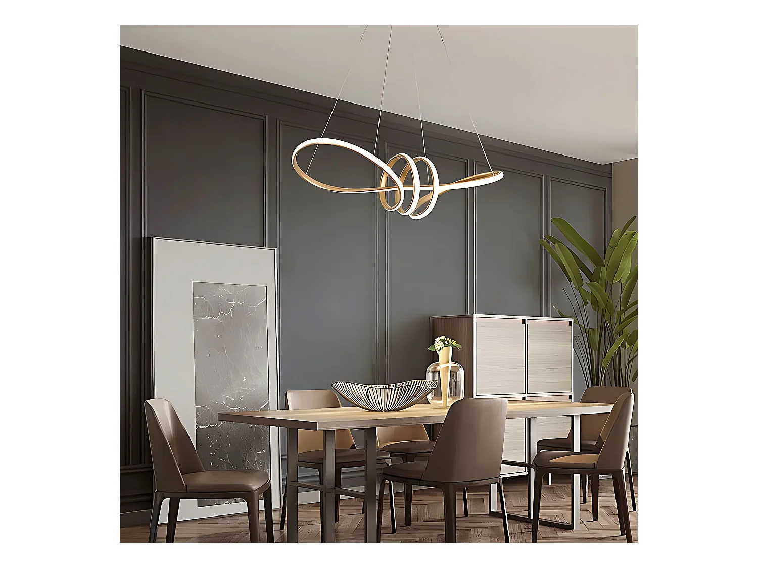 Lampe Suspendue Toolight LHJ036-CP Gold