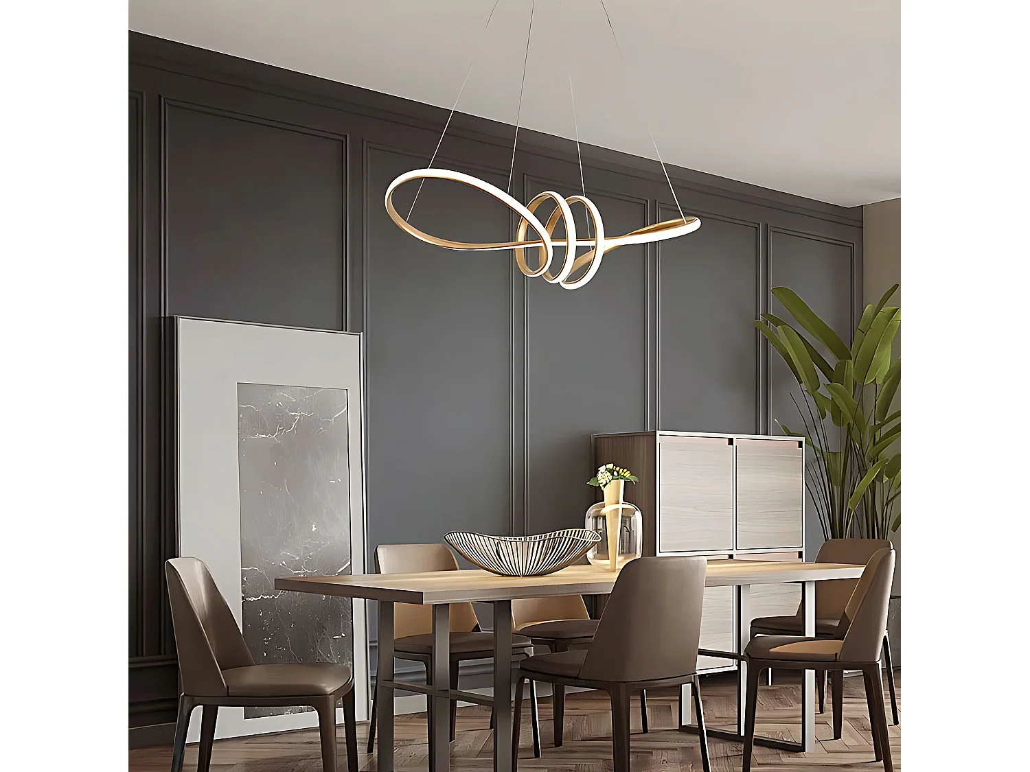 Hanglamp Toolight LHJ036-CP Gold