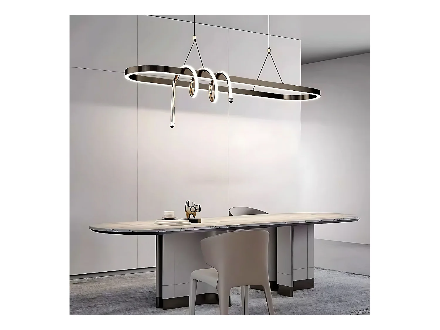 Lampe Suspendue Toolight LHJ040-CP Black