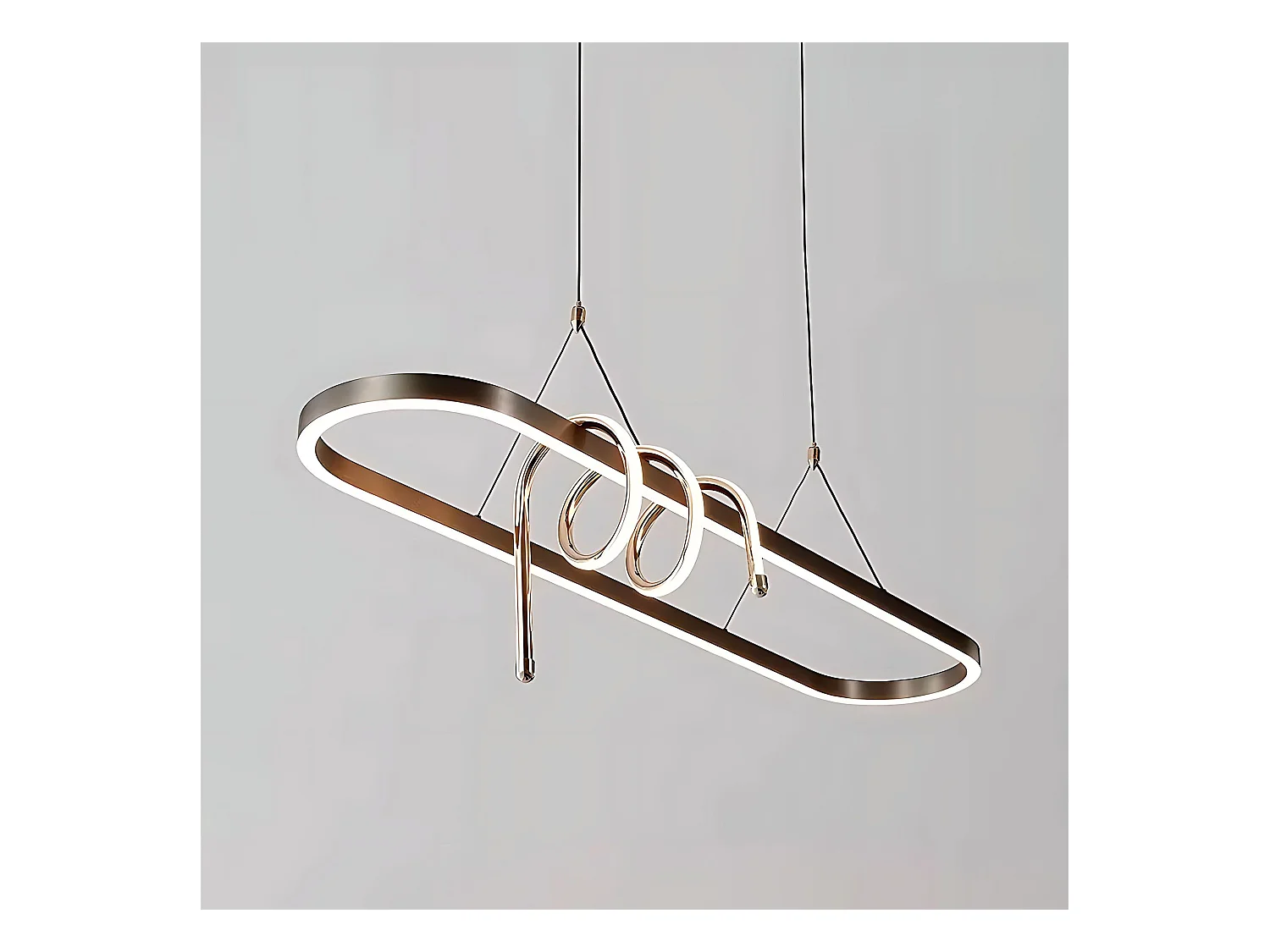 Lampe Suspendue Toolight LHJ040-CP Black