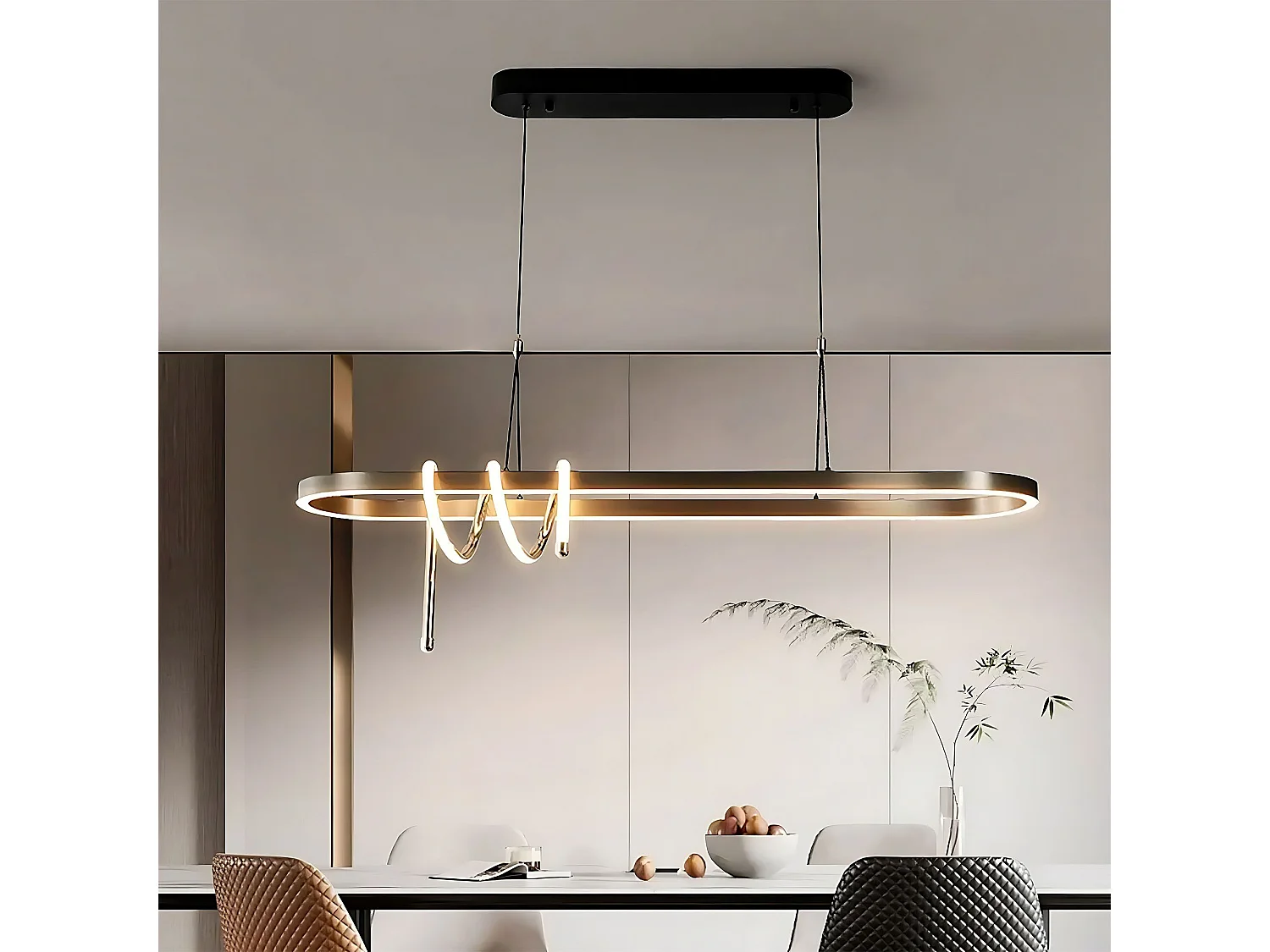 Lampe Suspendue Toolight LHJ040-CP Black