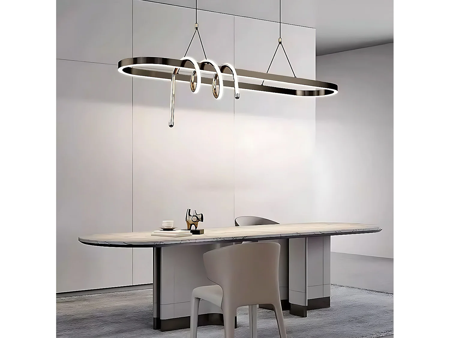 Lampe Suspendue Toolight LHJ040-CP Black