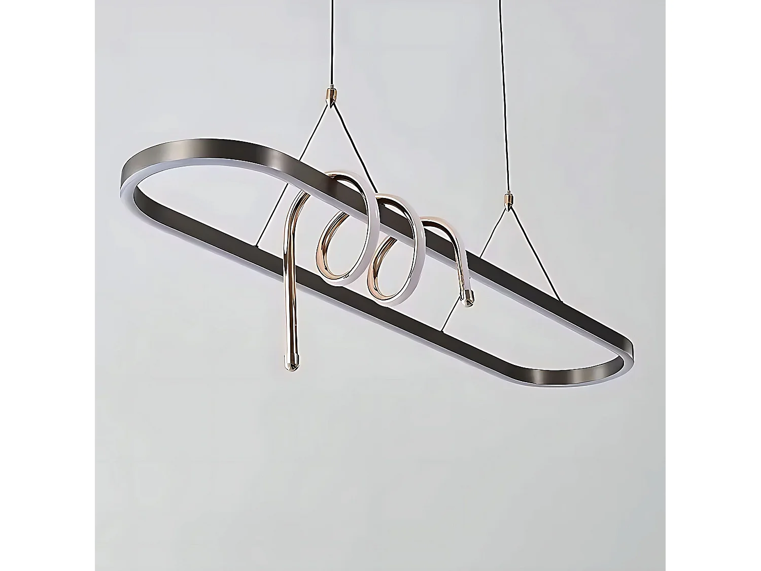 Lampe Suspendue Toolight LHJ040-CP Black