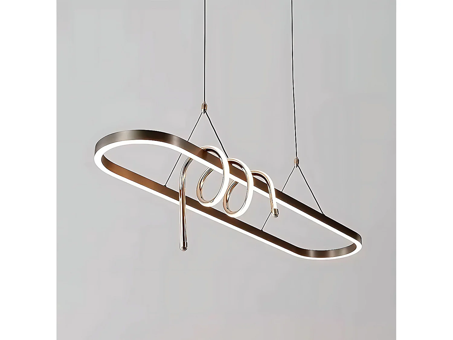 Lampe Suspendue Toolight LHJ040-CP Black