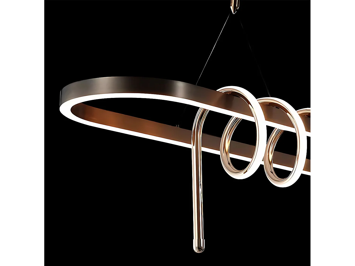 Hanglamp Toolight LHJ040-CP Black