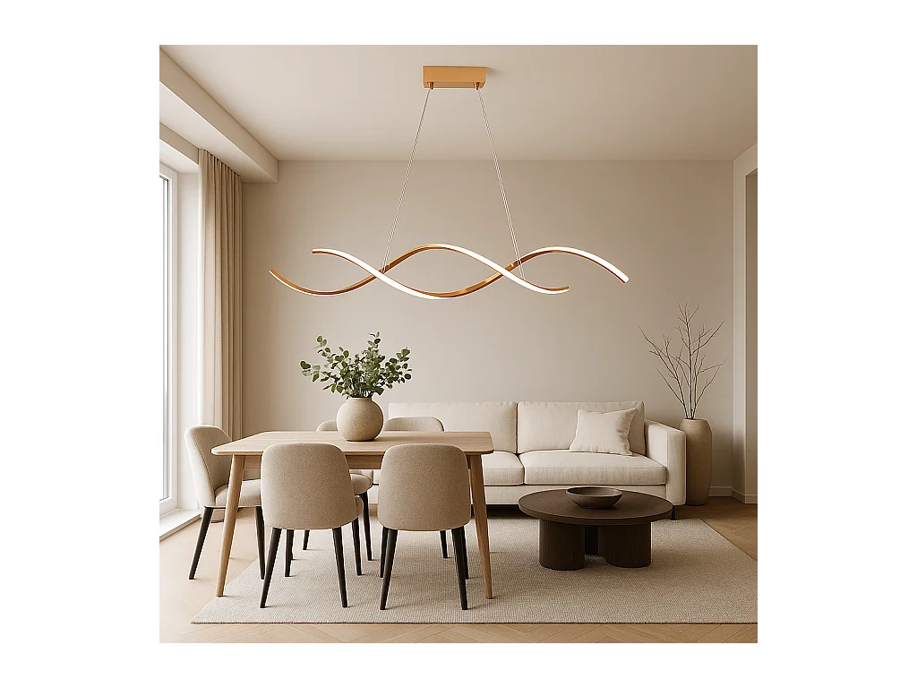 Lampe Suspendue Toolight LHJ021-CP Gold