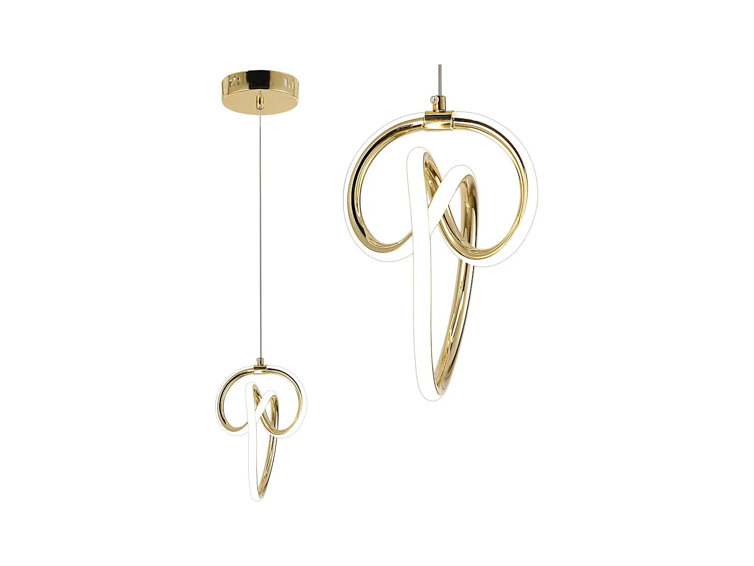 Lampe Suspendue Toolight LHJ092-1CP Gold