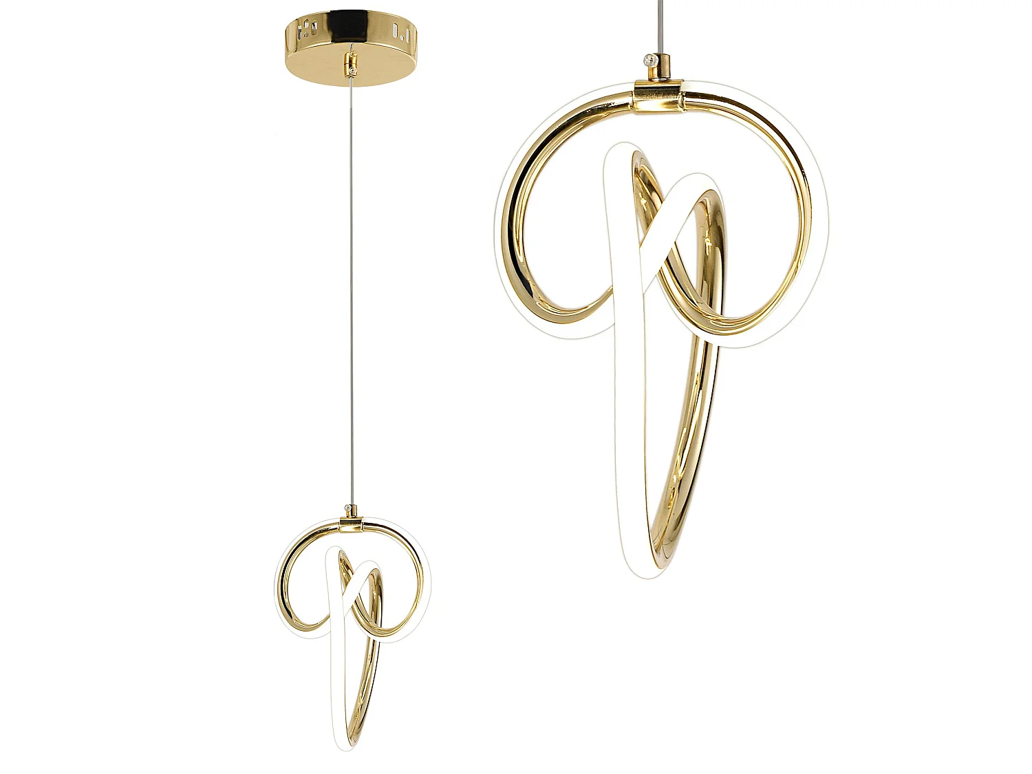 Hängande Taklampa Toolight Lhj092-1Cp Led Gold