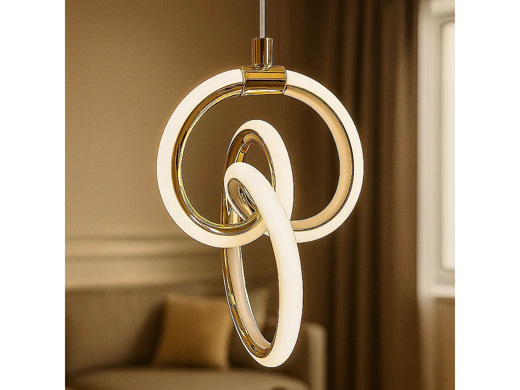 Hängande Taklampa Toolight Lhj092-1Cp Led Gold