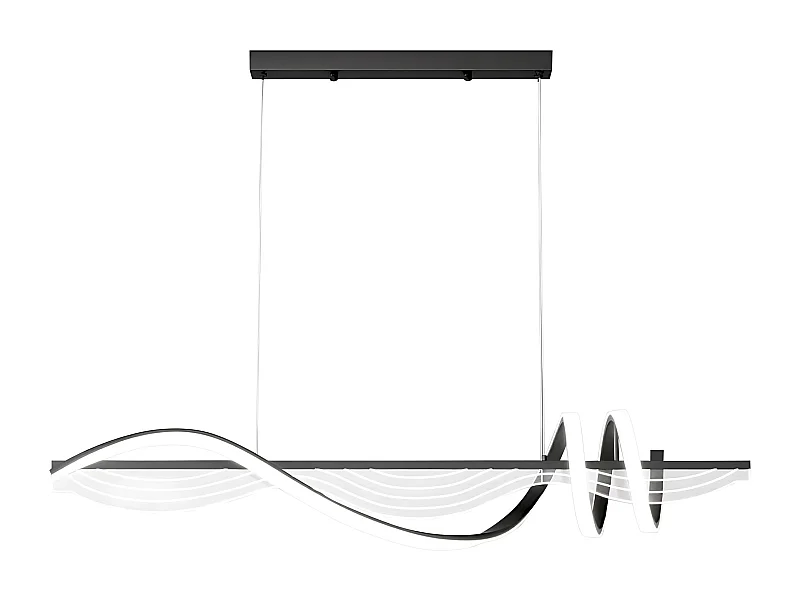 Lampe Suspendue Toolight LHJ041-CP Black