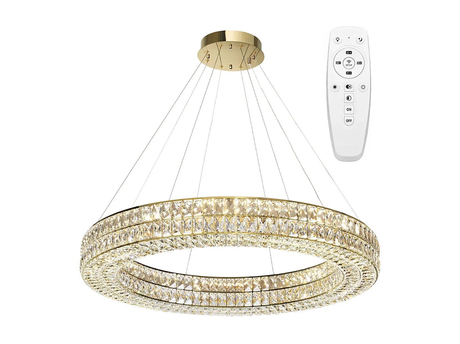 Lampada Toolight LED APP1569-CP Gold