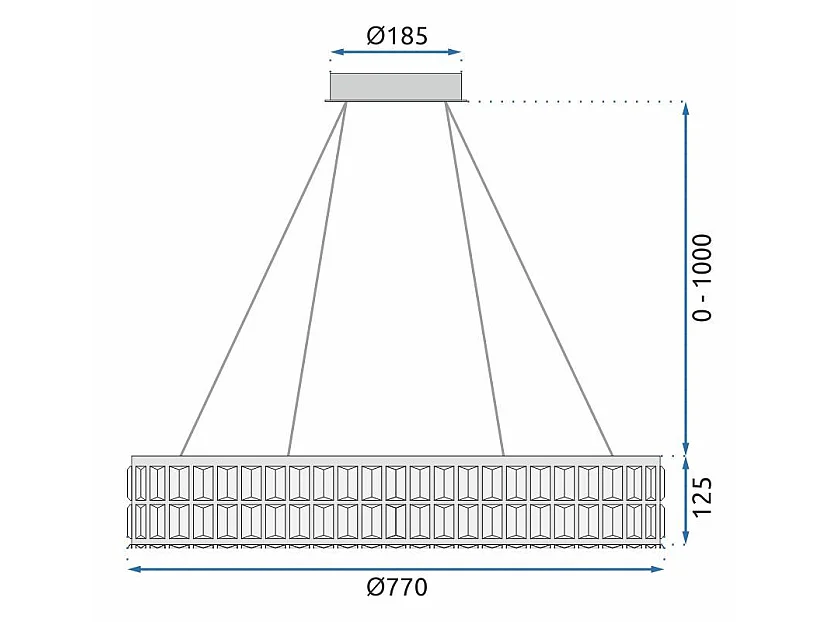 Lampada Toolight LED APP1569-CP Gold