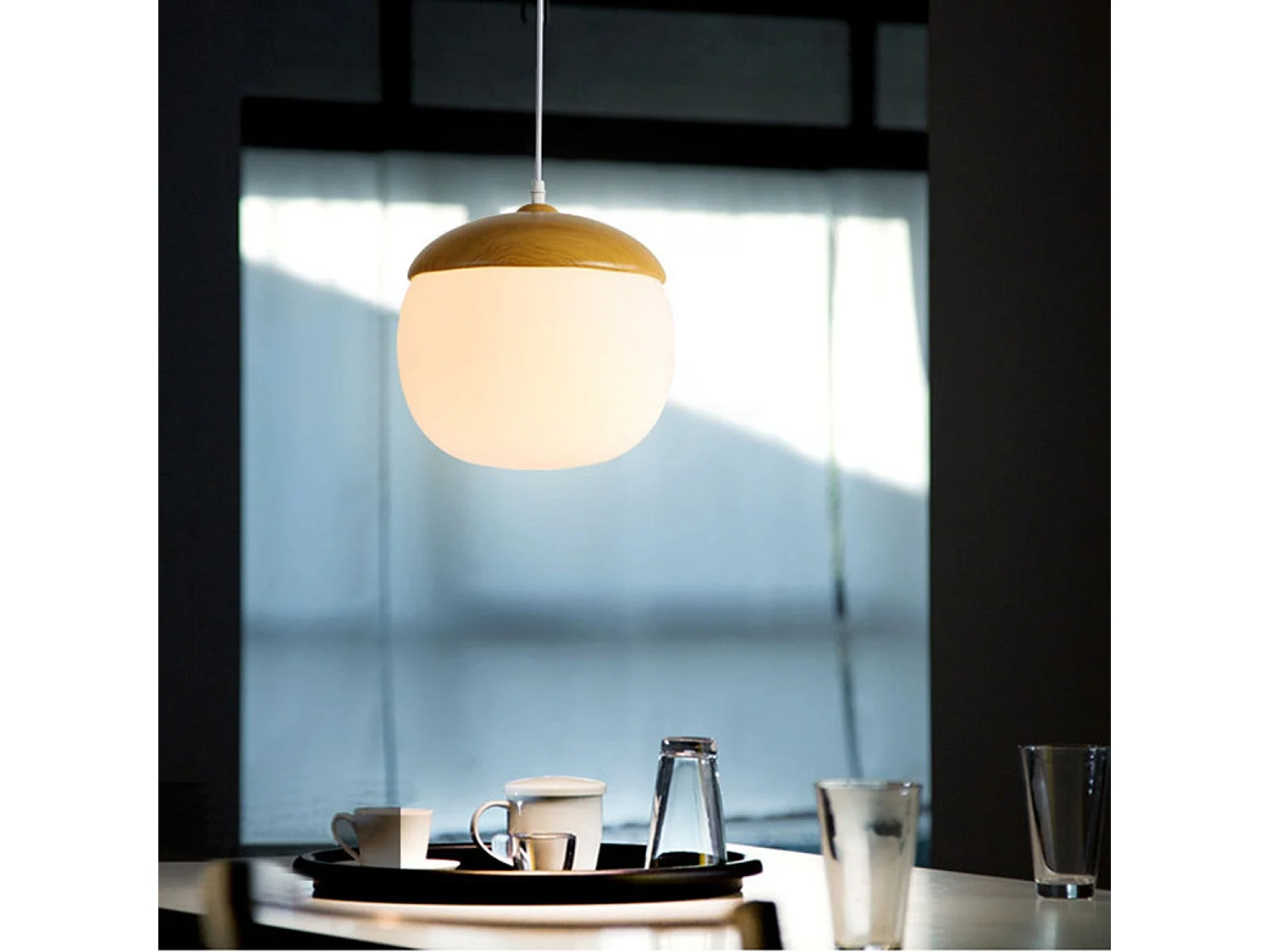 Lampe Suspendue Toolight APP951-1CP GROUND Brown