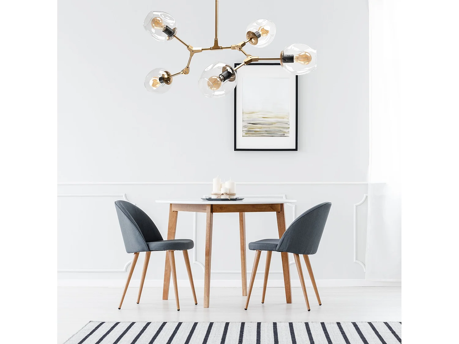 Lampe Suspendue Toolight APP506-5C Gold