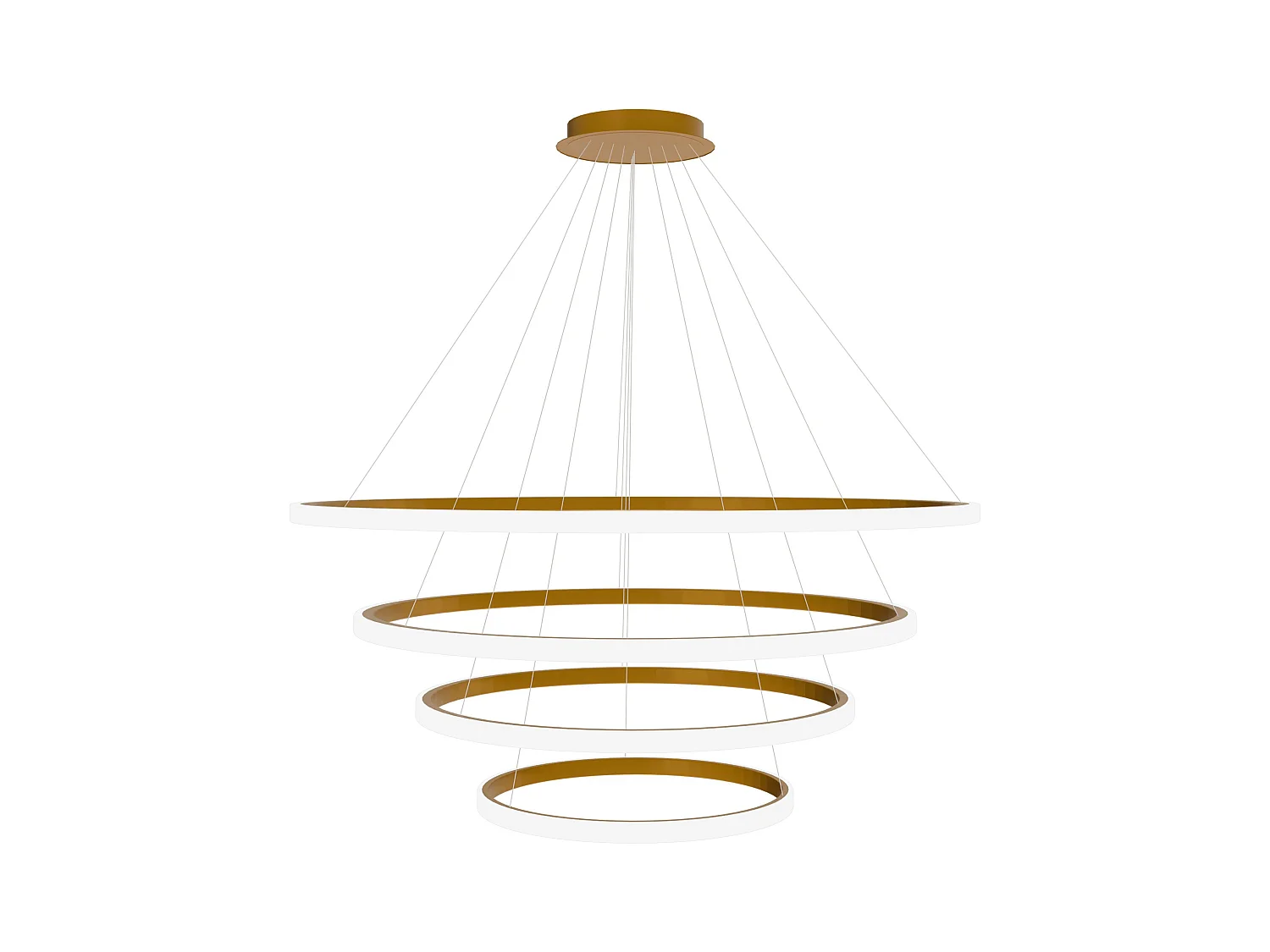 Lampe Suspendue Toolight LHJ010-CP4 BRUSH GOLD Gold