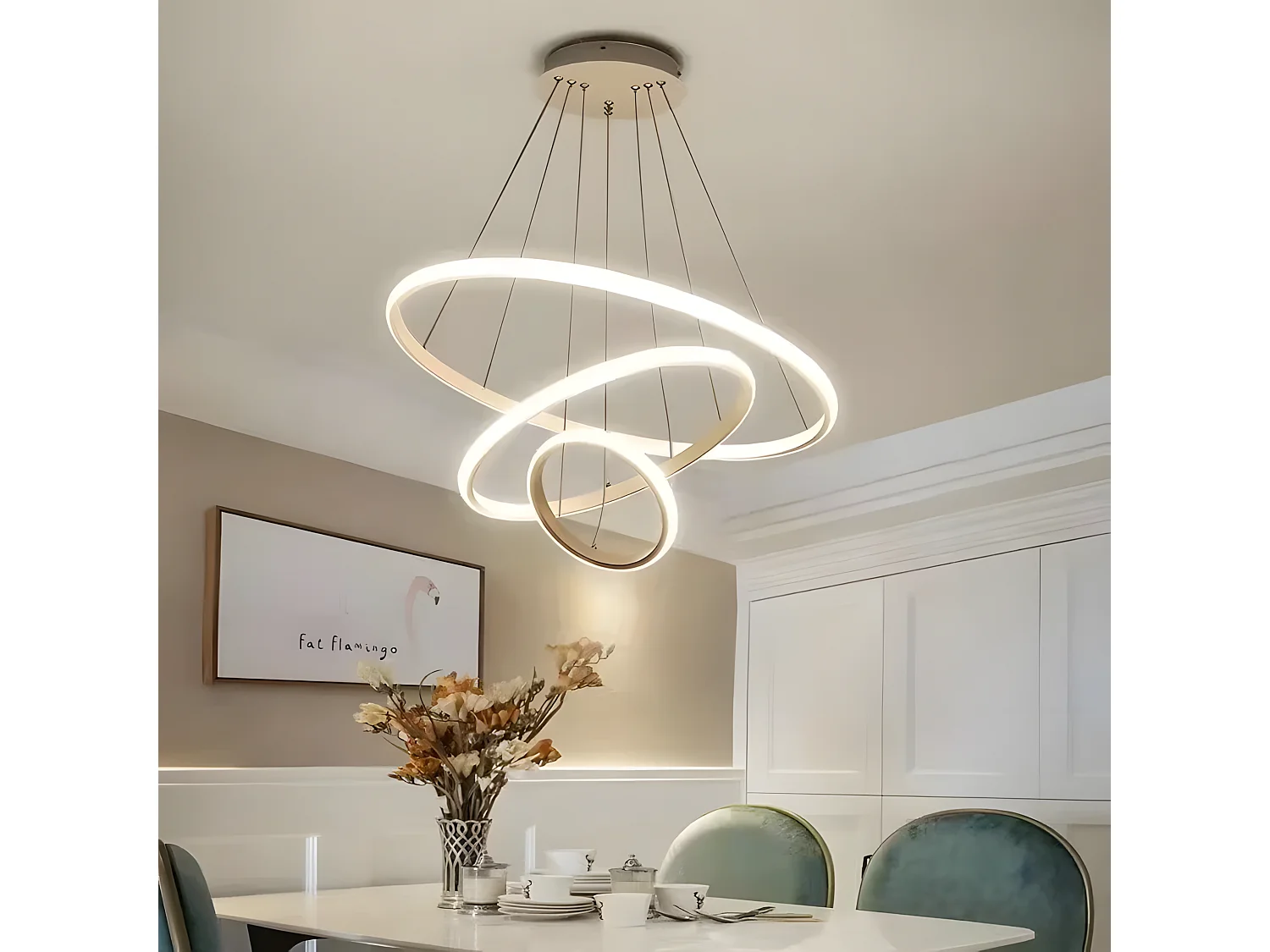 Lampe Suspendue Toolight LHJ010-CP4 BRUSH GOLD Gold