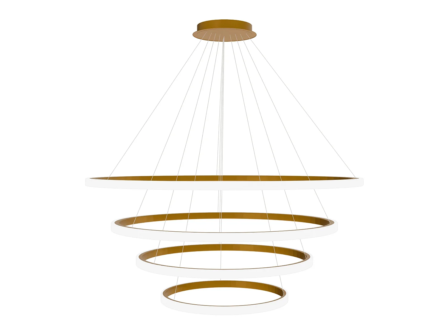 Lampe Suspendue Toolight LHJ010-CP4 BRUSH GOLD Gold
