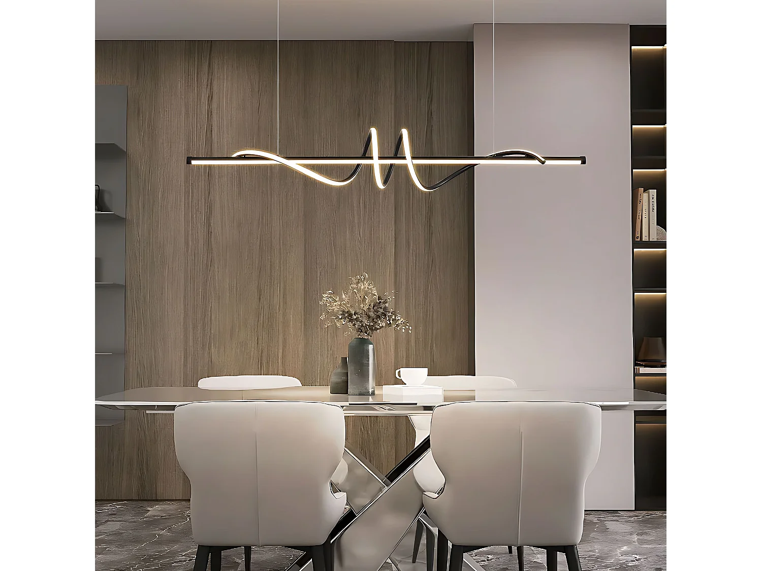 Lampe Suspendue Toolight LHJ023-CP Black