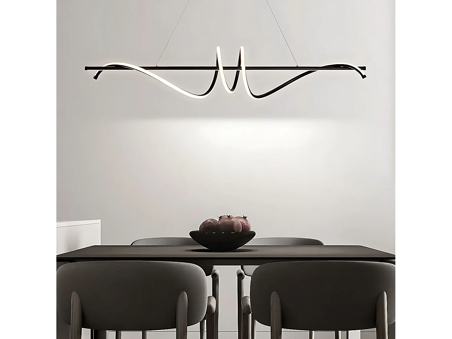 Lampe Suspendue Toolight LHJ023-CP Black