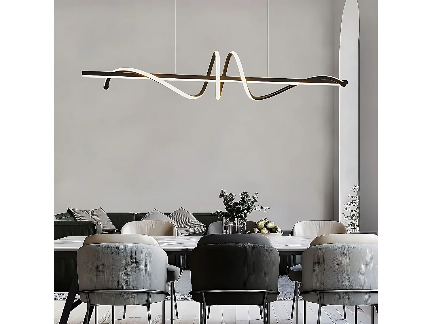 Lampe Suspendue Toolight LHJ023-CP Black