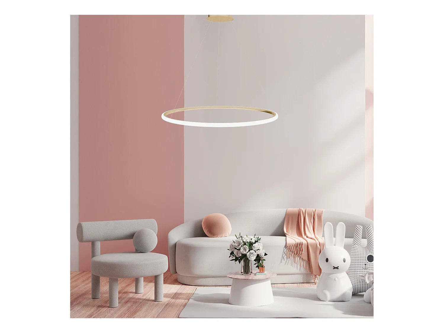 Lampe Suspendue Toolight LHJ003-CP 100 cm GOLD Gold