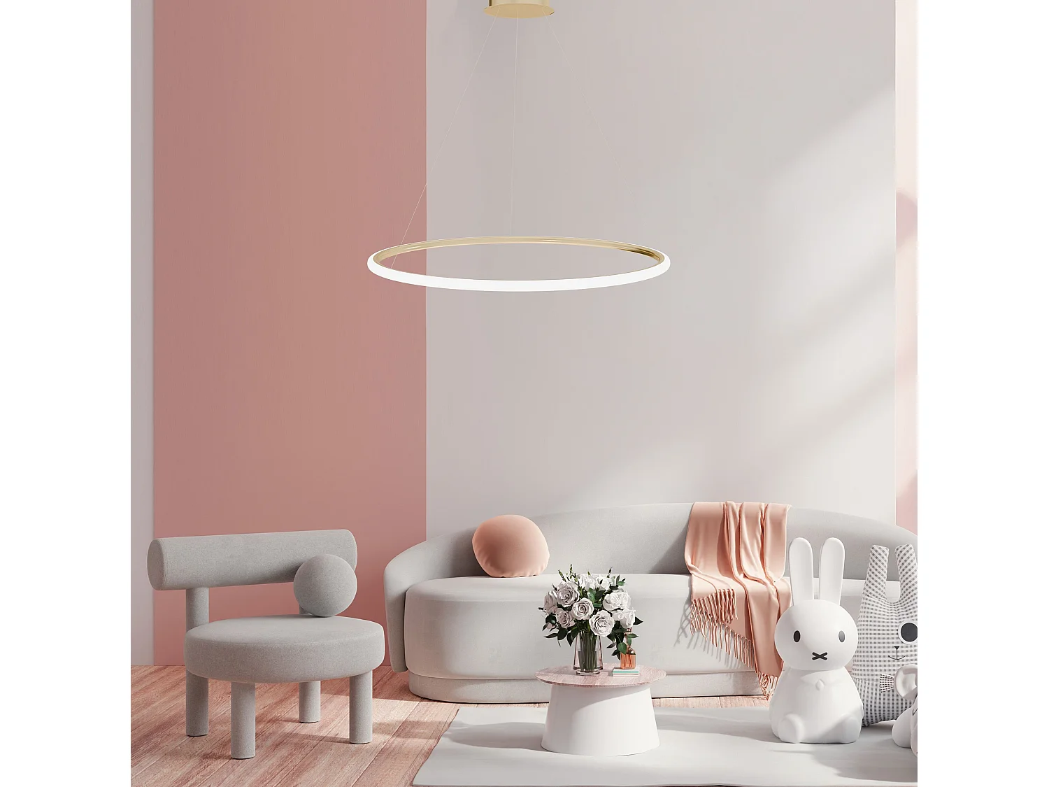 Lampe Suspendue Toolight LHJ003-CP 100 cm GOLD Gold