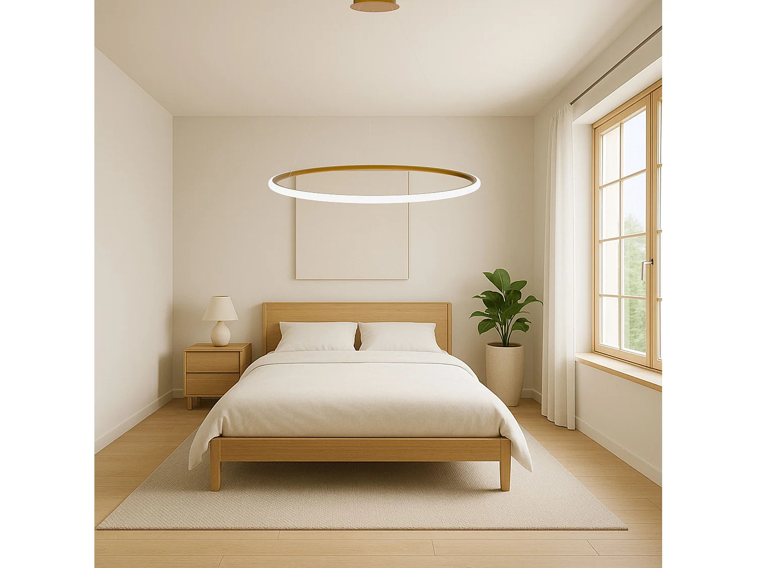 Hanglamp Toolight LHJ004-CP 40 cm BRUSH GOLD Gold