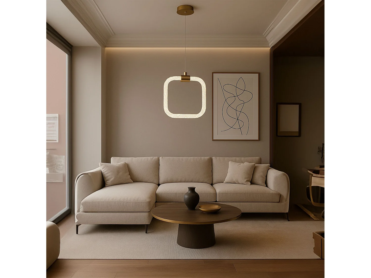 Lampe Suspendue Toolight LHJ056-CP1 White