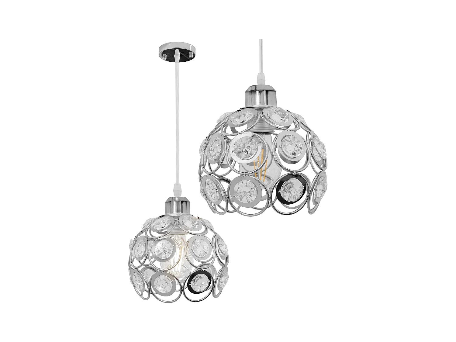 Lampe Suspendue Toolight APP207-1C Chrome