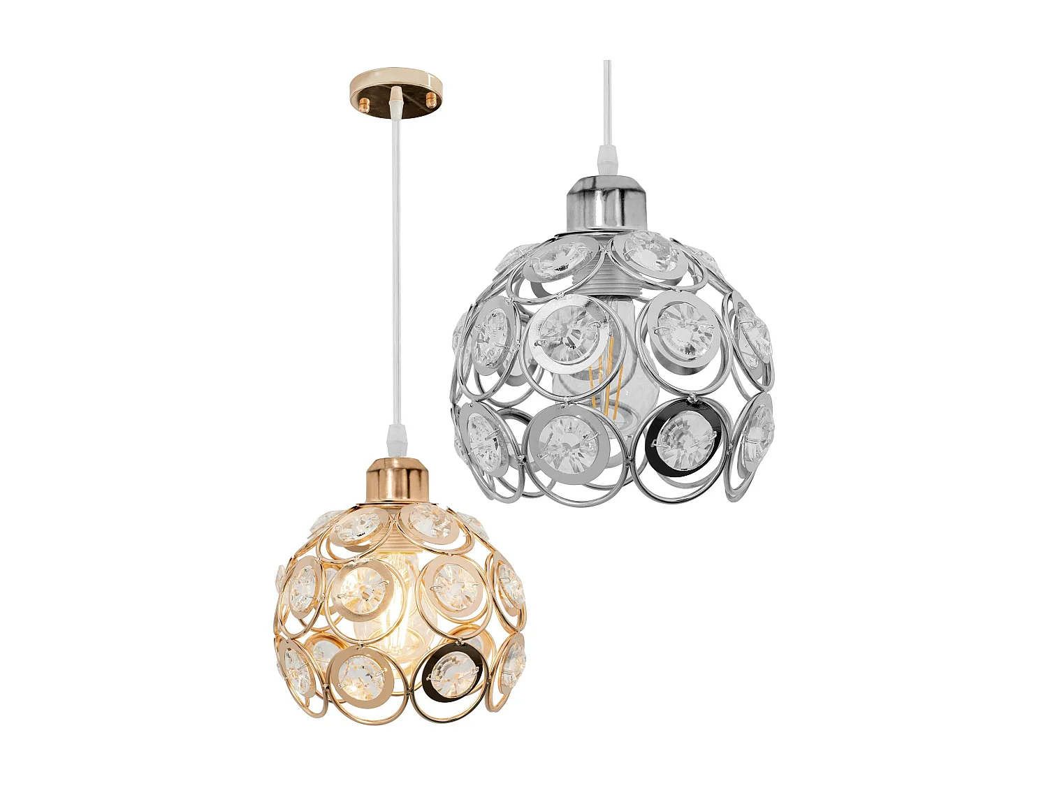 Lampe Suspendue Toolight APP207-1C Chrome