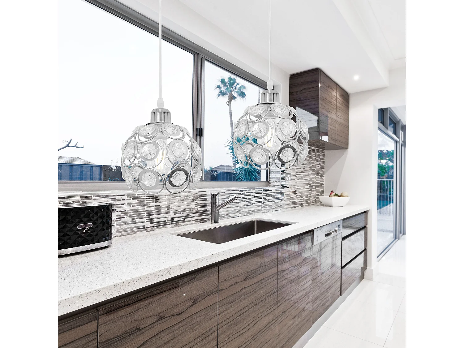 Lampe Suspendue Toolight APP207-1C Chrome