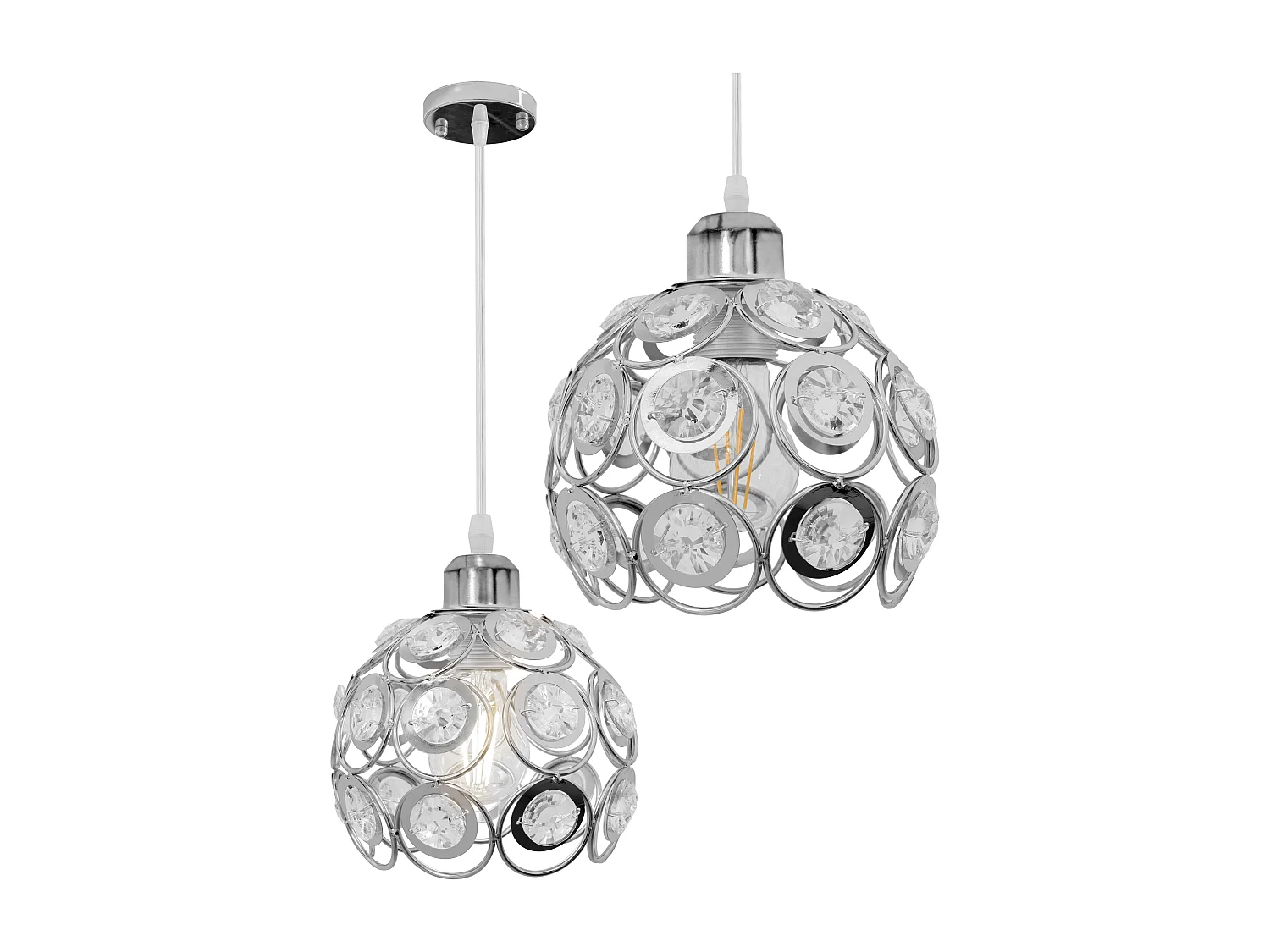 Lampe Suspendue Toolight APP207-1C Chrome